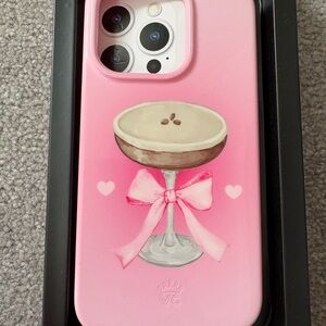 Velvet Caviar Pink Cocktail Phone Case